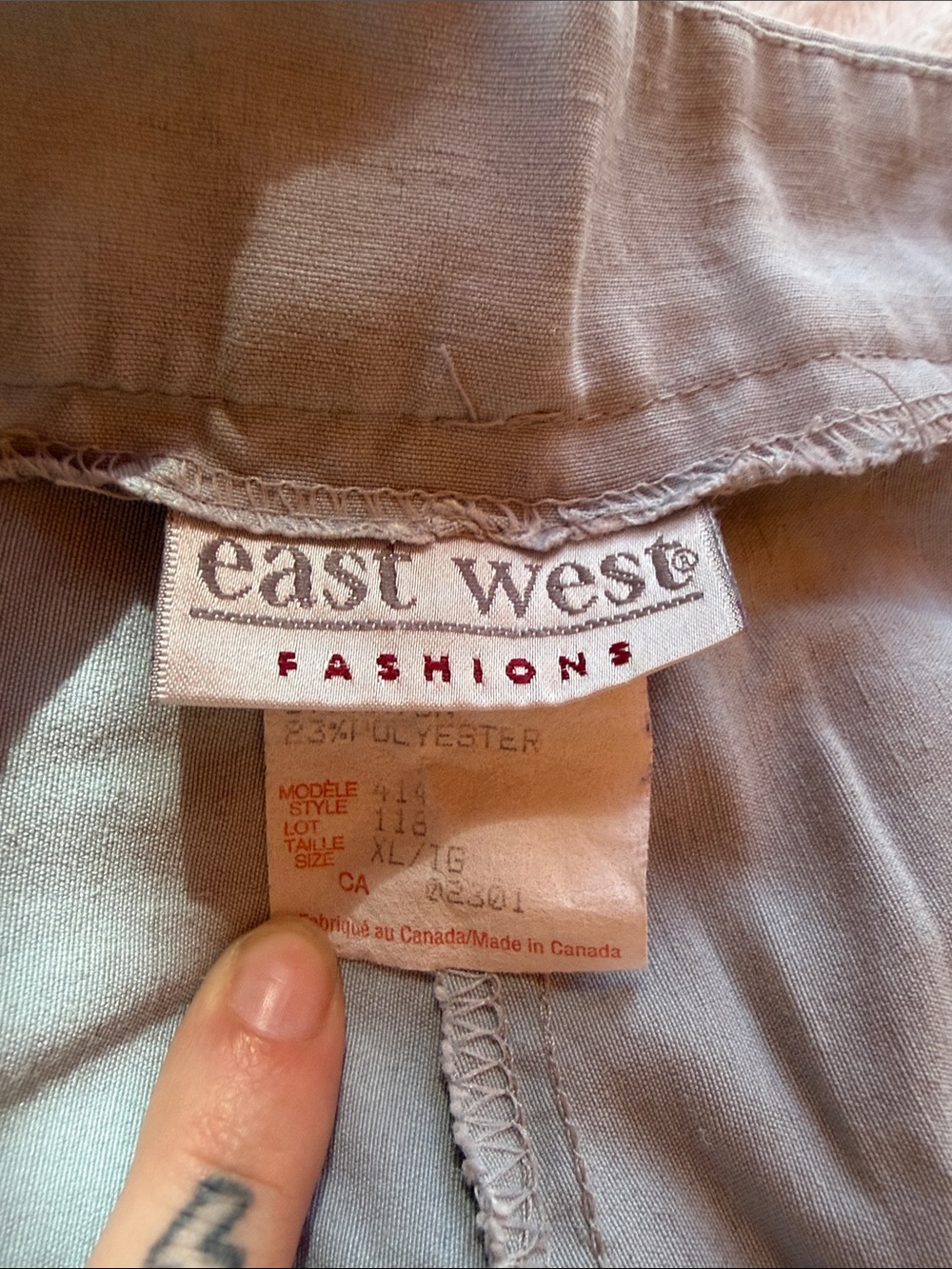 Light Blue Drawstring Wide-Leg Pants - Picture 3 of 4